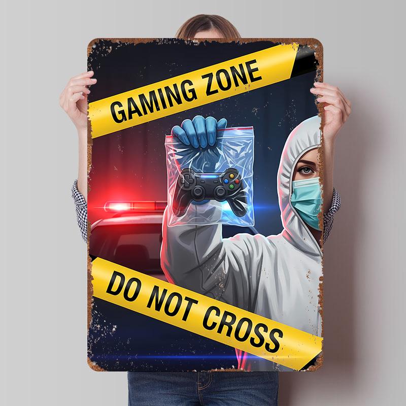 Gaming Zone Do Not Cross Metal Poster Customized Wall Art Retro Vintage Tinplate Signs for Man Cave Setup Decorations Wand Deko 7.9x11.8In(20x30cm)
Gaming Zone Do Not Cross Metal Poster Customized Wall Art Retro Vintage Tinplate Signs for Man Cave Setup Decorations Wand Deko 7.9x11.8In(20x30cm)