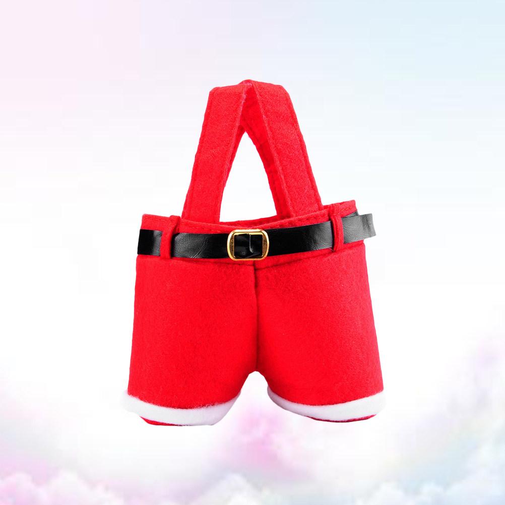Candy Bag Christmas Gift Treat Bag Red Felt Santa Claus Pants Wine Bottle Holder Holiday Decor Tree Hanging Wedding Favor other
Candy Bag Christmas Gift Treat Bag Red Felt Santa Claus Pants Wine Bottle Holder Holiday Decor Tree Hanging Wedding Favor other
