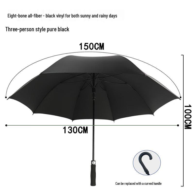 Yudu 30-inch Automatic Business Sun & Rain Umbrella - Black (2-Pack)
Yudu 30-inch Automatic Business Sun & Rain Umbrella - Black (2-Pack)