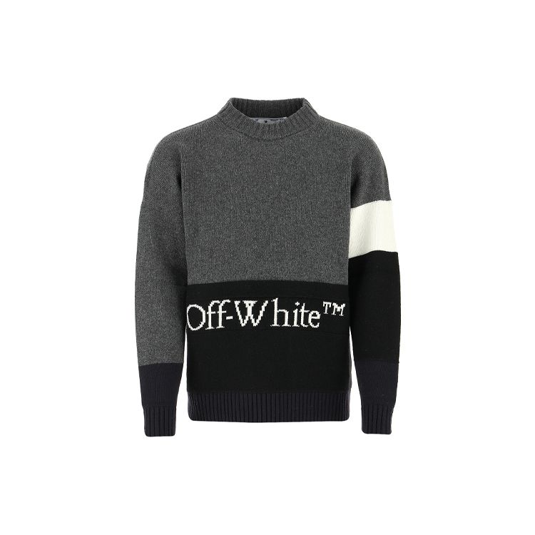 Off-White Alphabet Logo Patchwork Knitted Wool Sweater Men Tops Dark-Grey OMHE048E20KNI0010701 S
Off-White Alphabet Logo Patchwork Knitted Wool Sweater Men Tops Dark-Grey OMHE048E20KNI0010701 S