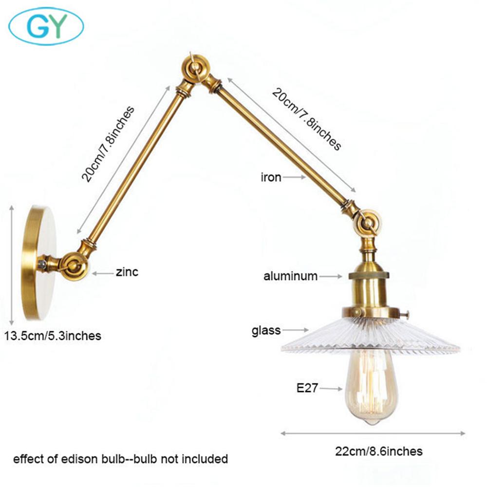 Настенный светильник из латуни, настенный светильник с креплением на 2 поворотных кронштейна, основание E27, матовый бронзовый промышленный стеклянный абажур, настенный светильник латунный
Настенный светильник из латуни, настенный светильник с креплением на 2 поворотных кронштейна, основание E27, матовый бронзовый промышленный стеклянный абажур, настенный светильник латунный