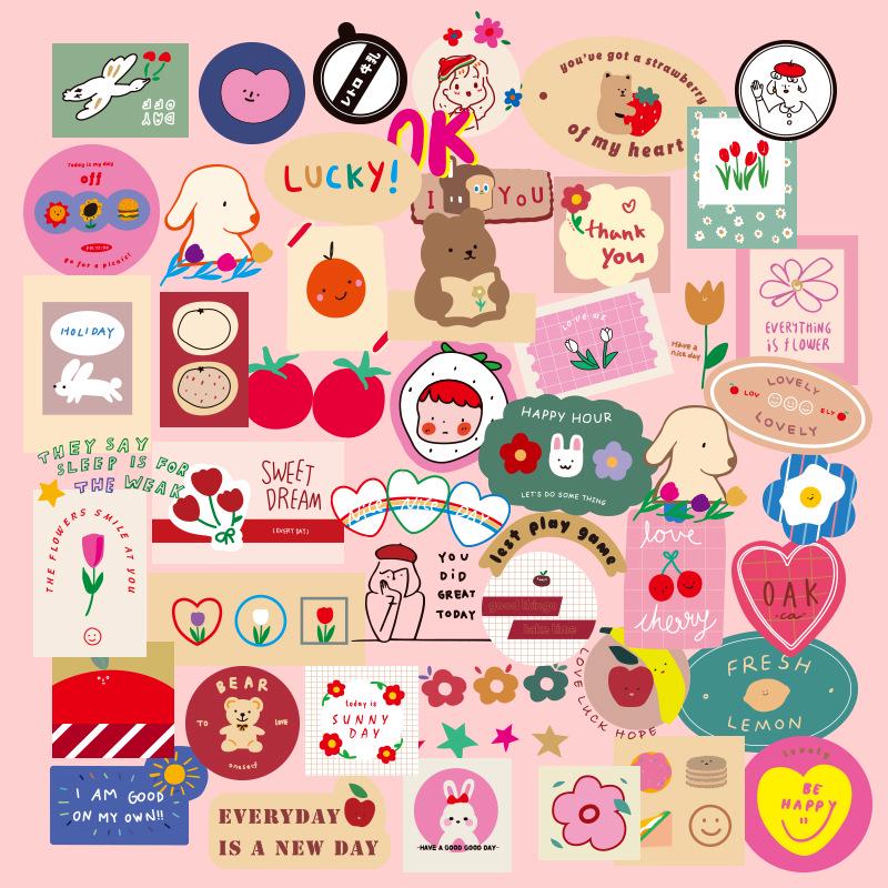 Korean Cute DIY Waterproof Stickers for Diary, Phone, iPad, Bottle & Storage Box
Korean Cute DIY Waterproof Stickers for Diary, Phone, iPad, Bottle & Storage Box