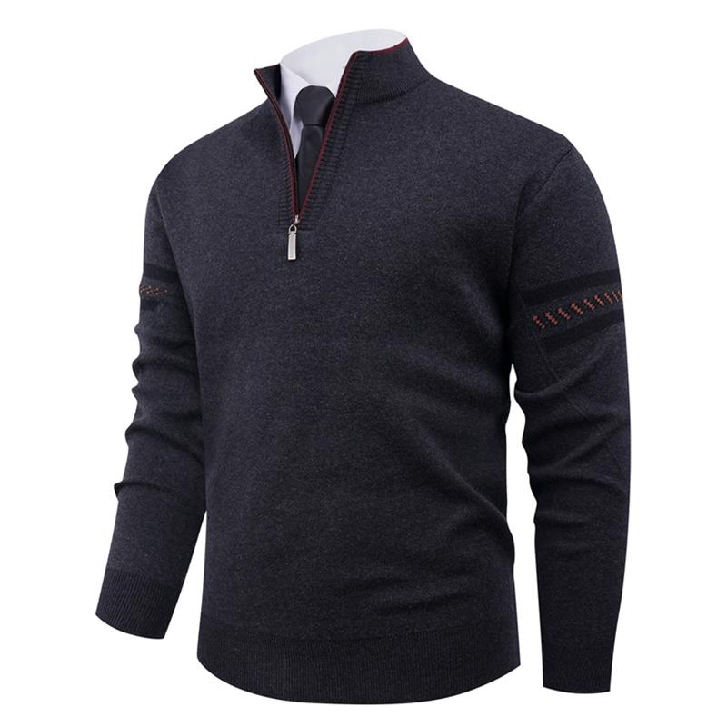 Men s Thickened Half Zipper Sweater Stand Collar Pullover Casual Fashion Long Sleeved Casual Top XXXL чорний
Men s Thickened Half Zipper Sweater Stand Collar Pullover Casual Fashion Long Sleeved Casual Top XXXL чорний