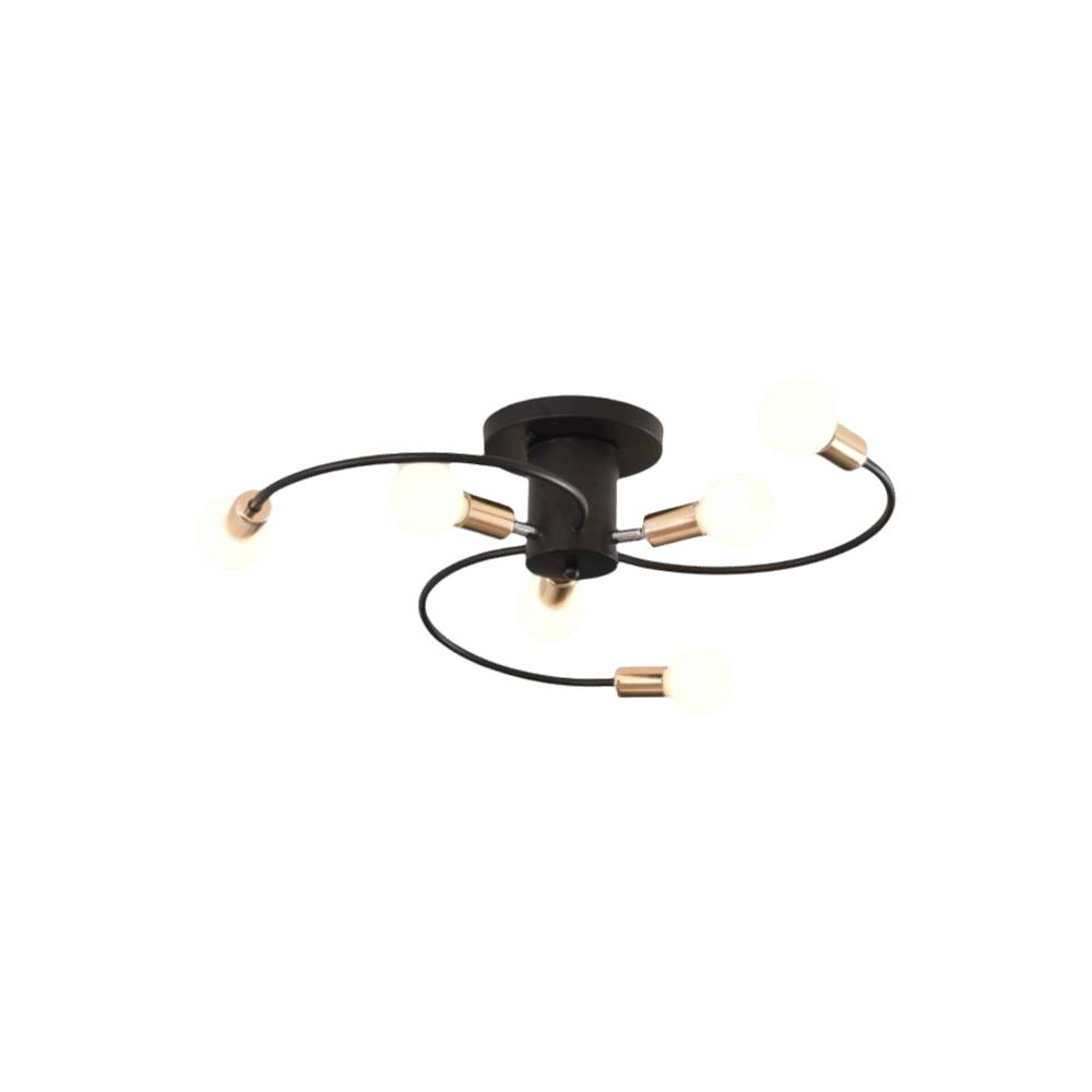 Black White Gold Ceiling Light Six Heads Soft Minimalist Ceiling Light E27 Bulb Base Iron Material Chandelier Dressing Room
Black White Gold Ceiling Light Six Heads Soft Minimalist Ceiling Light E27 Bulb Base Iron Material Chandelier Dressing Room