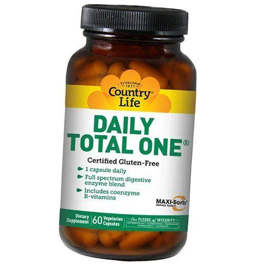 Вітамінно-мінеральний комплекс, Daily Total One, Country Life 60вегкапс (36124099) 60vcaps
Вітамінно-мінеральний комплекс, Daily Total One, Country Life 60вегкапс (36124099) 60vcaps