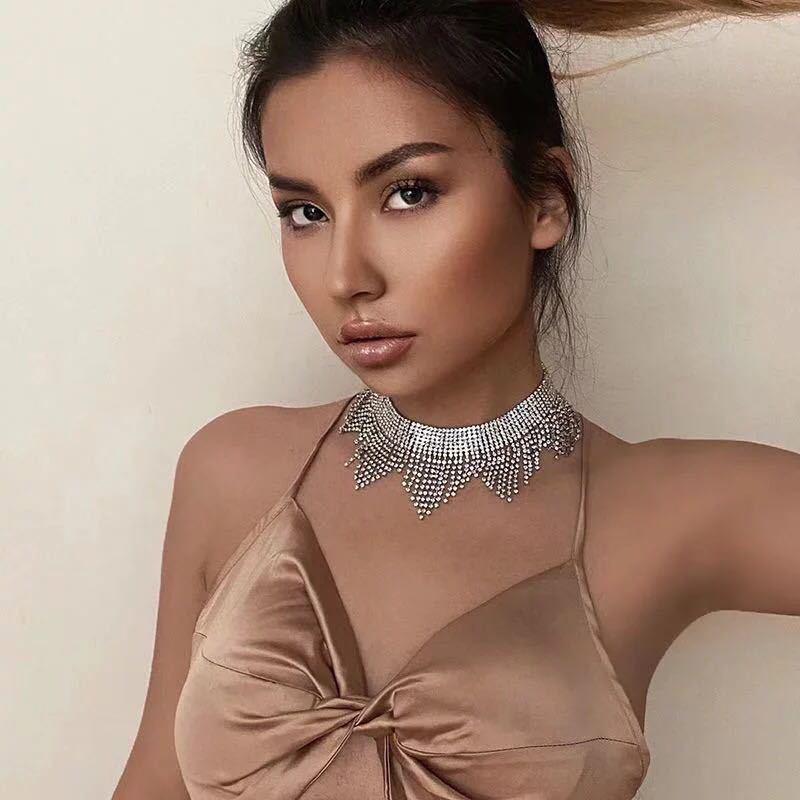 Elegant Rhinestone Tassel Necklace for Women - Perfect for Evening Banquets and Annual Meetings серебряный
Elegant Rhinestone Tassel Necklace for Women - Perfect for Evening Banquets and Annual Meetings серебряный