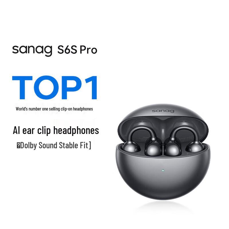 Saina S6S Pro Bone Conduction Ear-Clip Headphones
Saina S6S Pro Bone Conduction Ear-Clip Headphones