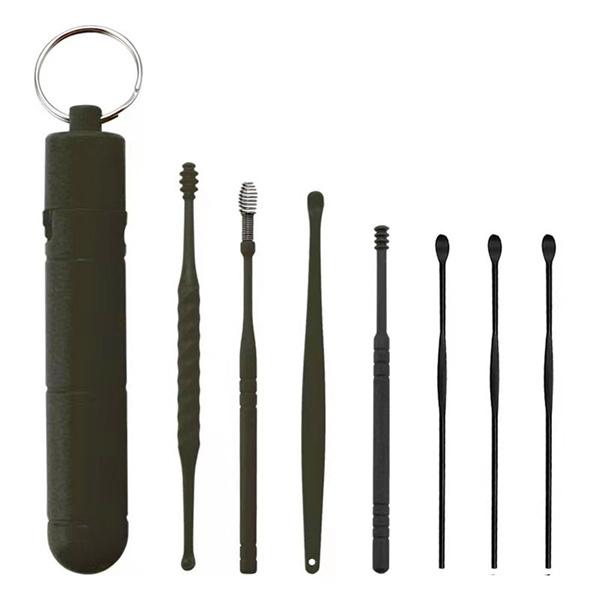 7-piece Набор Ear Pick СпиральНый Двуглавый Ear Pick Ear Picking Набор инструментов Портативный очиститель для ушей
7-piece Набор Ear Pick СпиральНый Двуглавый Ear Pick Ear Picking Набор инструментов Портативный очиститель для ушей