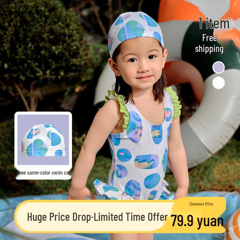 Amila Girls UPF50+ Sun Protection Swimsuit with Swim Cap - 2024 Summer Collection 120cm
Amila Girls UPF50+ Sun Protection Swimsuit with Swim Cap - 2024 Summer Collection 120cm