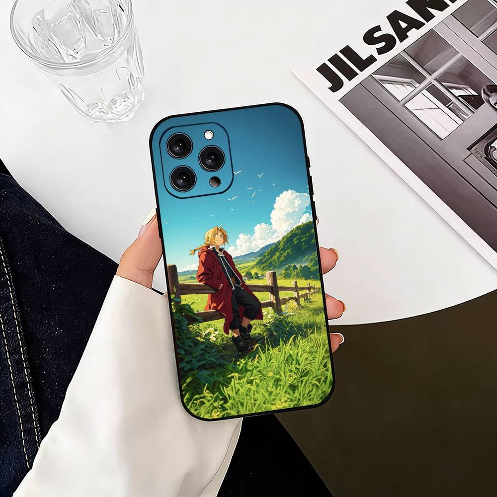 Edward Elric Fullmetal Alchemist Anime Phone Case For iPhone 17, 16,15,14,13,12,11 Plus,Pro Max, Others Soft Black Cover iPhone11PROMAX
Edward Elric Fullmetal Alchemist Anime Phone Case For iPhone 17, 16,15,14,13,12,11 Plus,Pro Max, Others Soft Black Cover iPhone11PROMAX