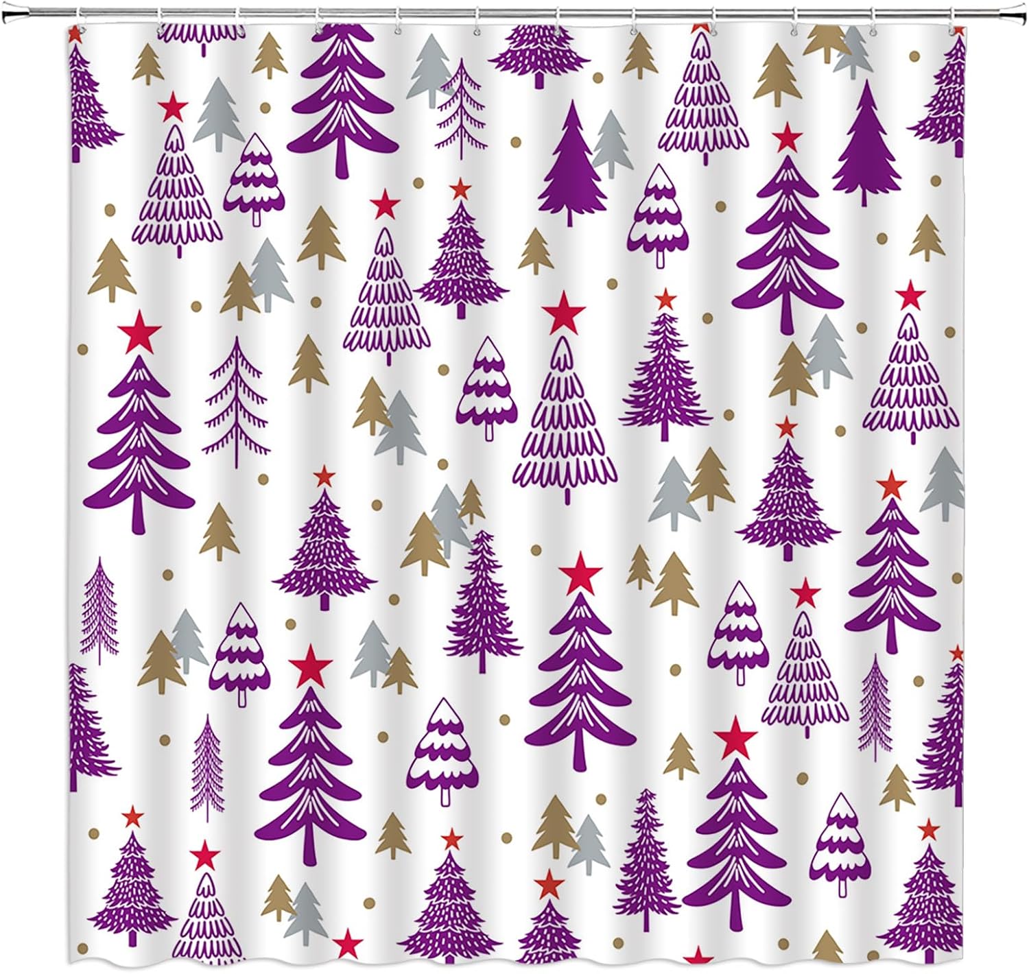 Christmas Tree Shower Curtain Blue Cute Xmas Tree Stars Cartoon Winter Holiday Merry Christmas New Year Bathroom Decor 90x180CM
Christmas Tree Shower Curtain Blue Cute Xmas Tree Stars Cartoon Winter Holiday Merry Christmas New Year Bathroom Decor 90x180CM