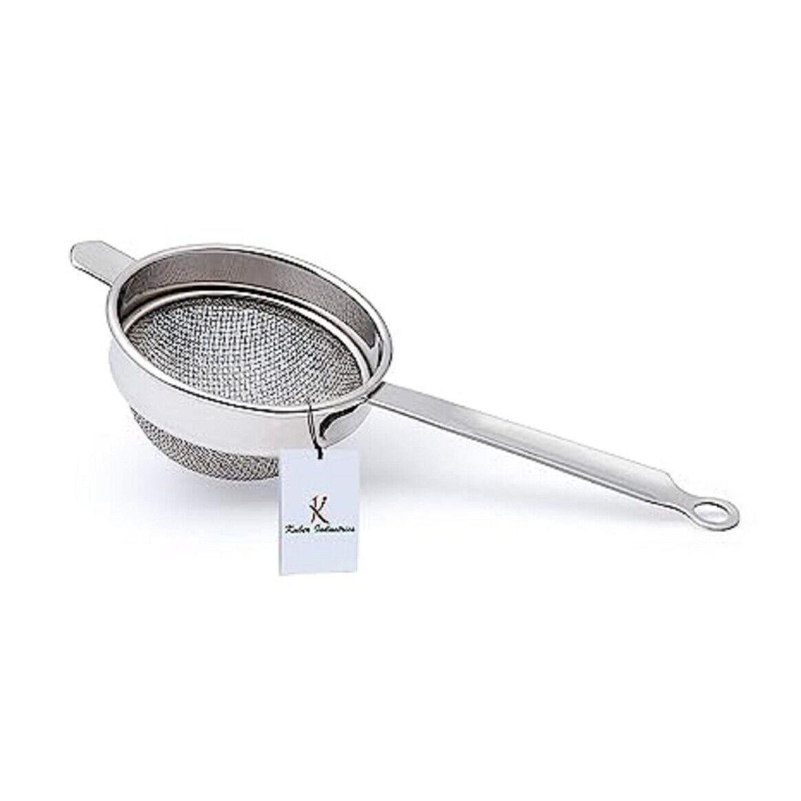Silver Stainless Steel Tea Strainer For Kitchen 9 cm MR476
Silver Stainless Steel Tea Strainer For Kitchen 9 cm MR476