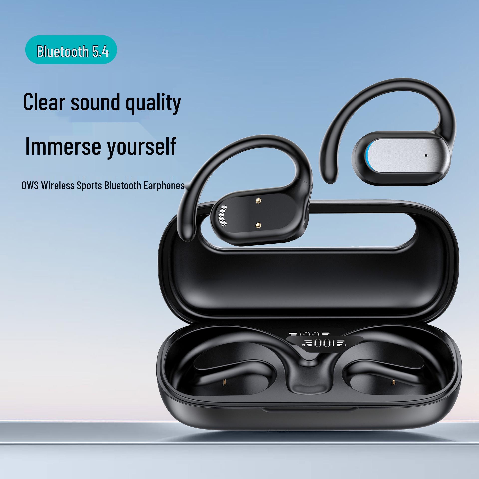 S64 Sports Bluetooth Earphones - Ultra-Long Battery, Fast Charging, Noise-Cancelling, High-Quality Sound, Auto Connect чорний
S64 Sports Bluetooth Earphones - Ultra-Long Battery, Fast Charging, Noise-Cancelling, High-Quality Sound, Auto Connect чорний