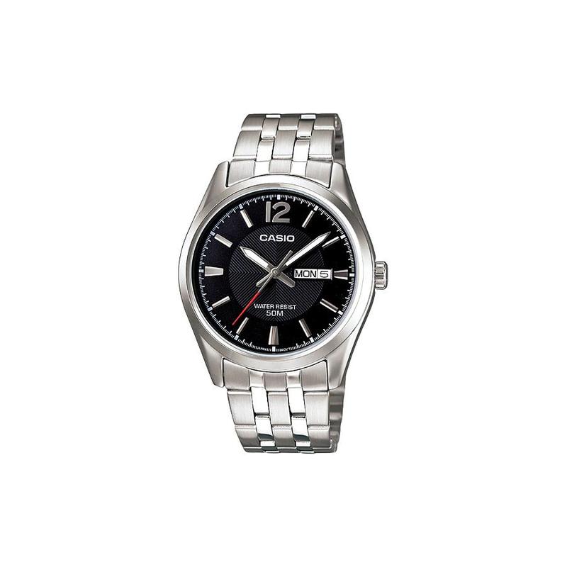 Casio 50 meters waterproof texture quartz movement stainless steel strap Japanese and Korean watch men s watch black dial MTP-1335D-1A чёрный
Casio 50 meters waterproof texture quartz movement stainless steel strap Japanese and Korean watch men s watch black dial MTP-1335D-1A чёрный