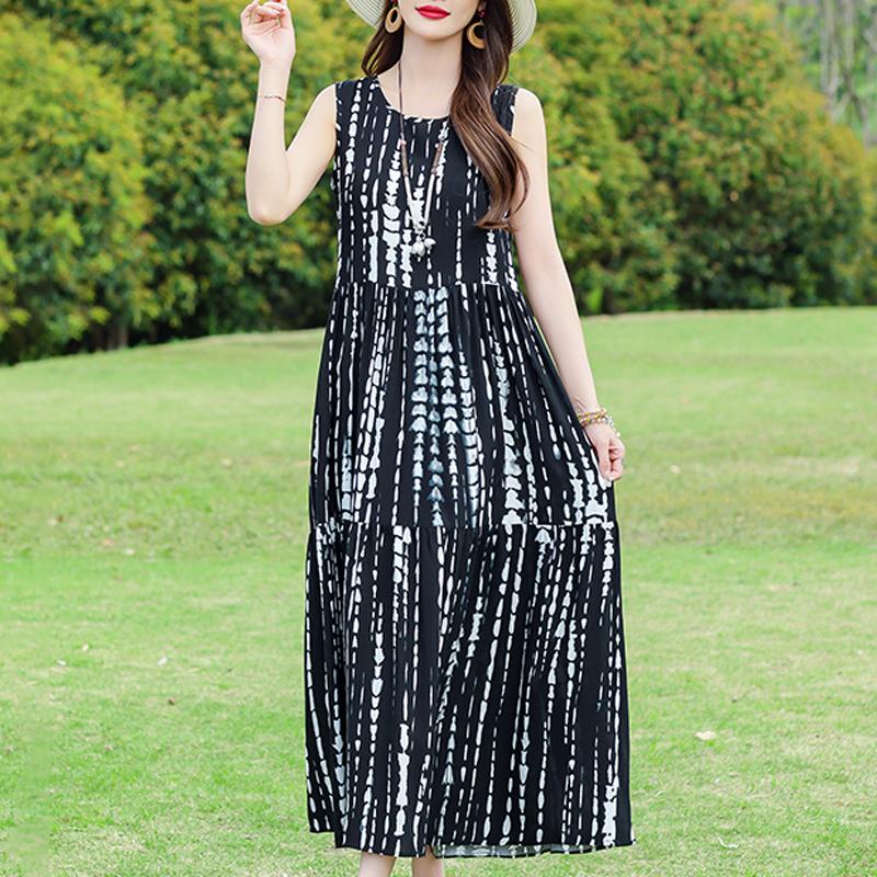 Элегантные женские длинные платья летняя винтажная одежда повседневное летнее платье без рукавов 5XL
Элегантные женские длинные платья летняя винтажная одежда повседневное летнее платье без рукавов 5XL