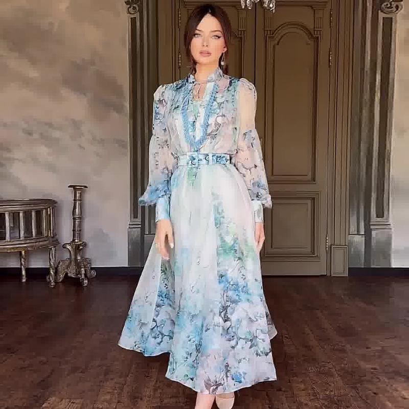 Летнее женское платье с длинным рукавом в милом французском стиле с принтом, 2024 XXL синий/лазурь
Летнее женское платье с длинным рукавом в милом французском стиле с принтом, 2024 XXL синий/лазурь