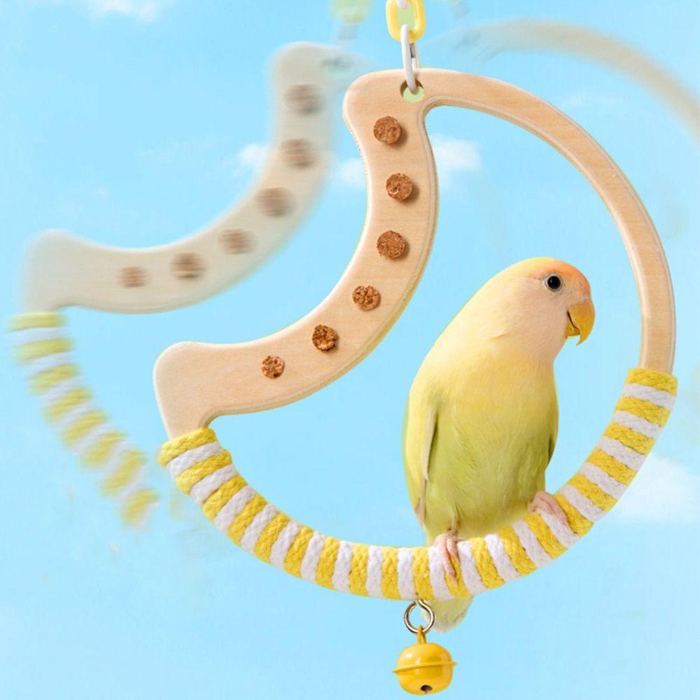 Non-slip Parrot Circle Ring Stand Wooden Chewing Bite Hanging Swing Cage Accessory Style 1
Non-slip Parrot Circle Ring Stand Wooden Chewing Bite Hanging Swing Cage Accessory Style 1