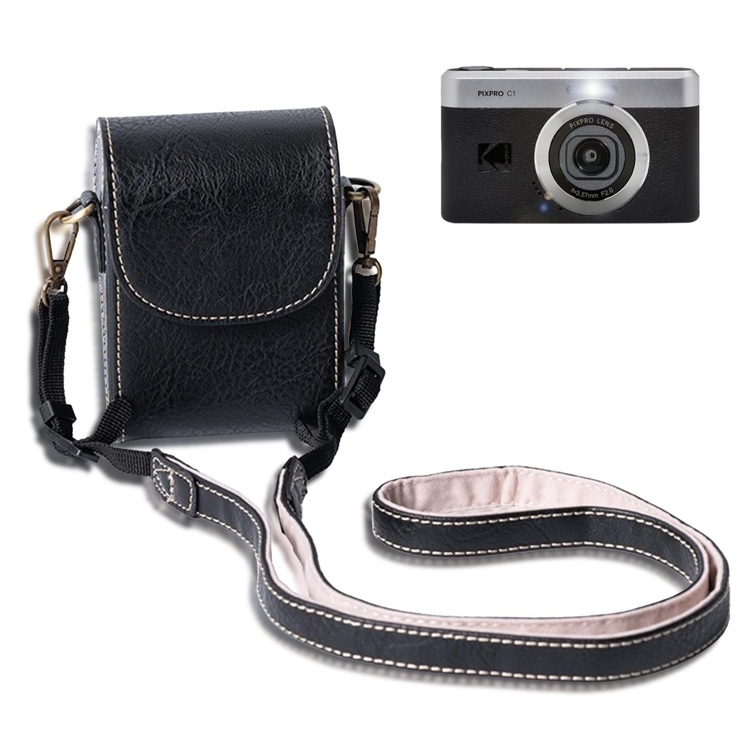HNWEIWEI Case and Cover for KODAK PIXPRO C1 Camera Bag, Large Capacity, Shockproof, and Windproof, Black
HNWEIWEI Case and Cover for KODAK PIXPRO C1 Camera Bag, Large Capacity, Shockproof, and Windproof, Black