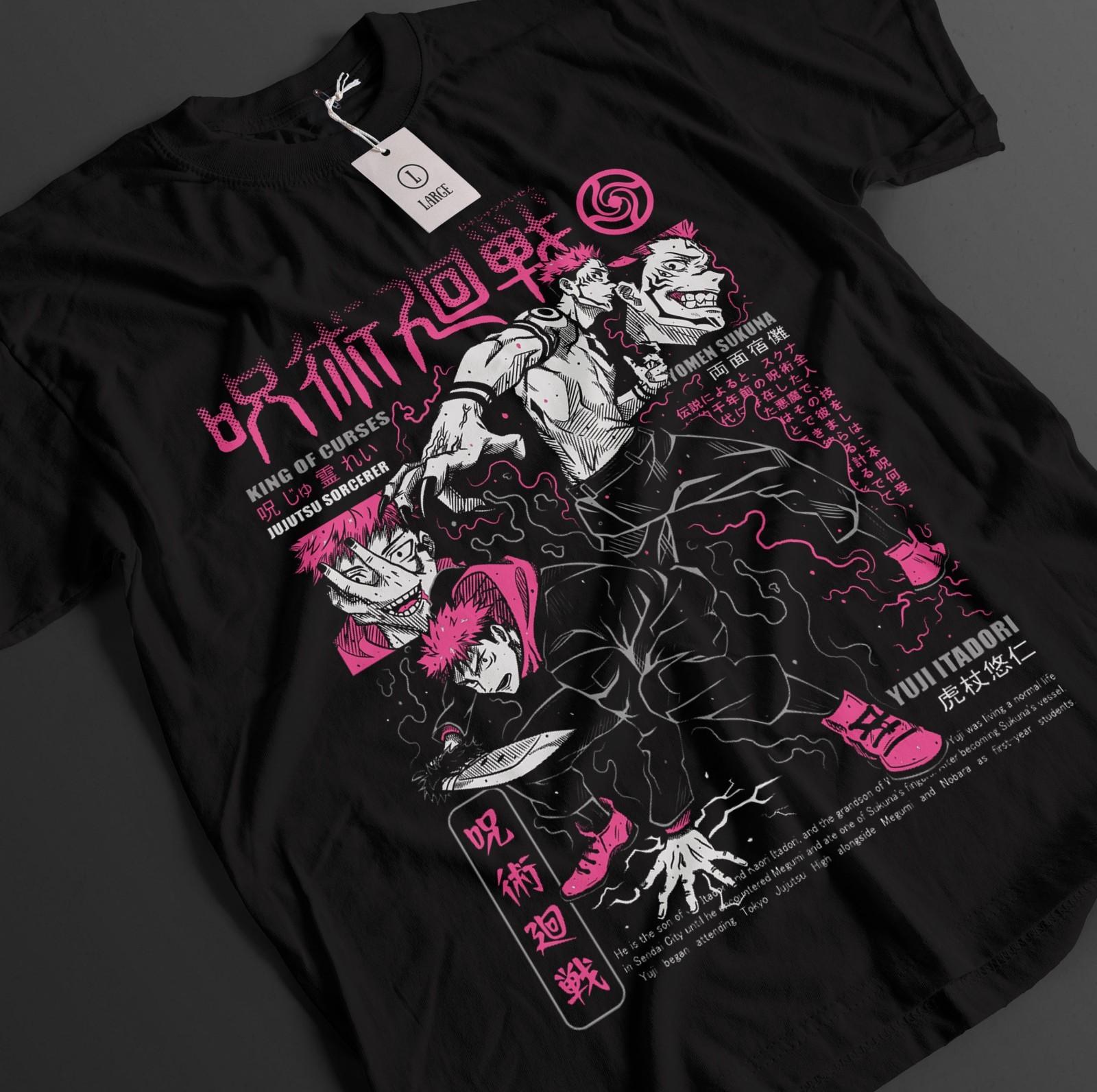 Футболка Jujutsu Kaisen Итадори Юдзи Футболка Мужская Женская Топ Сукуна Годжо Топ JJK Аниме Унисекс Футболка 3XL
Футболка Jujutsu Kaisen Итадори Юдзи Футболка Мужская Женская Топ Сукуна Годжо Топ JJK Аниме Унисекс Футболка 3XL