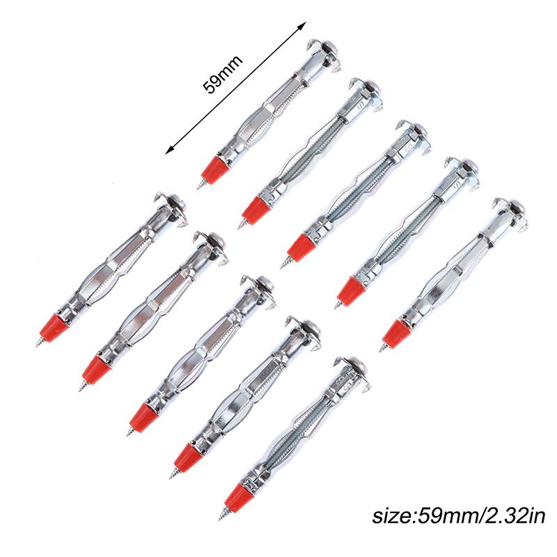 10 шт. сверхпрочных болтов Molly с полым приводом, комплект дюбелей для гипсокартона, дюбелей для подвесных крепежей для гипсокартона
10 шт. сверхпрочных болтов Molly с полым приводом, комплект дюбелей для гипсокартона, дюбелей для подвесных крепежей для гипсокартона