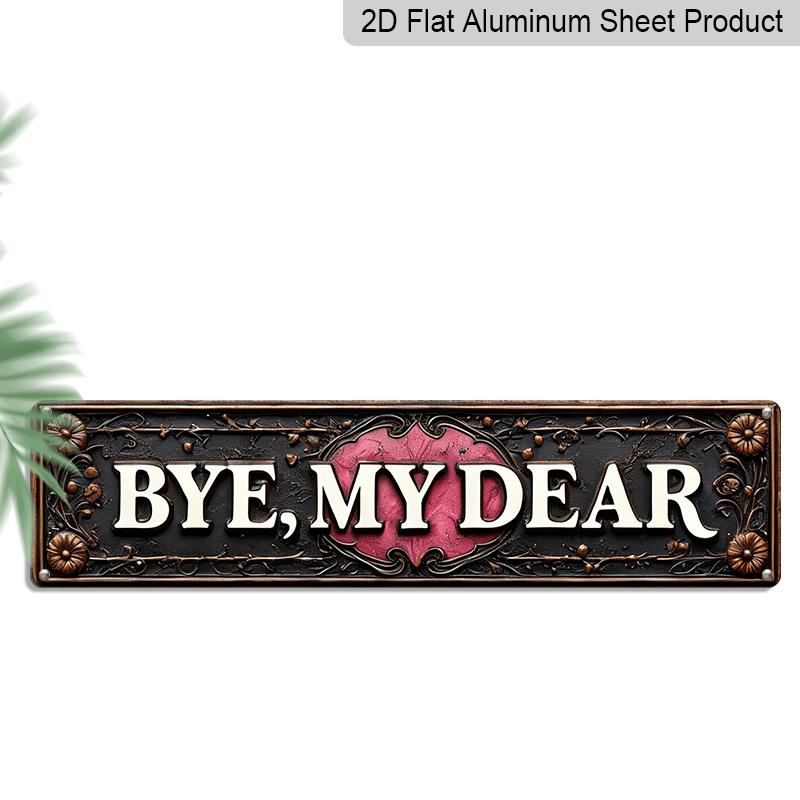 2D Flat, 1pc Retro Aluminum Wall Art Logo- Goodbye, My Love Humorous Decoration, Suitable for Home, Office, Men s Nest, Kitchen, Farmhouse 40cm x 10cm
2D Flat, 1pc Retro Aluminum Wall Art Logo- Goodbye, My Love Humorous Decoration, Suitable for Home, Office, Men s Nest, Kitchen, Farmhouse 40cm x 10cm