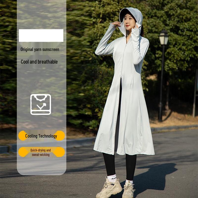 WEZHO Women s Long Ice Silk Sun Protection Jacket
WEZHO Women s Long Ice Silk Sun Protection Jacket