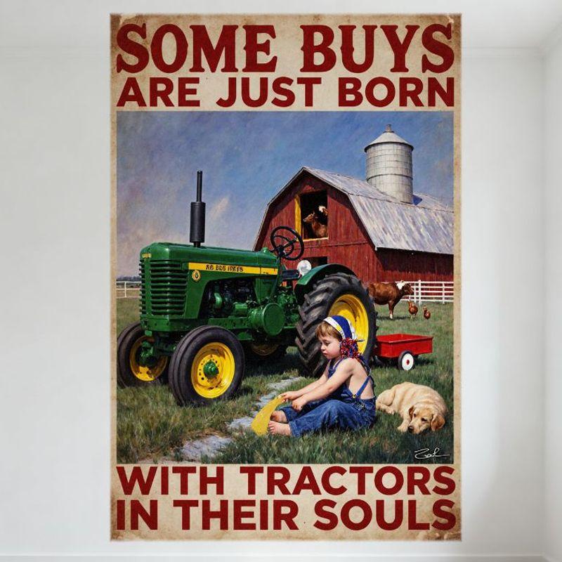 Vintage Farm Life Tin Sign with Child & Tractor Some Buys Are Just Born With Tractors In Their Souls Metal Poster for Home Gar 20x30cm(7.8x11.8inch)
Vintage Farm Life Tin Sign with Child & Tractor Some Buys Are Just Born With Tractors In Their Souls Metal Poster for Home Gar 20x30cm(7.8x11.8inch)