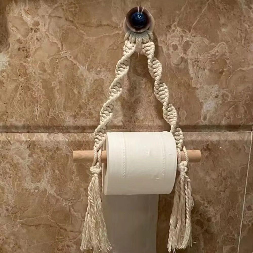 Cotton Thread Bohemian Paper Towel Rack Bohemia Tissue Storage Rack for Rolling Paper білий
Cotton Thread Bohemian Paper Towel Rack Bohemia Tissue Storage Rack for Rolling Paper білий