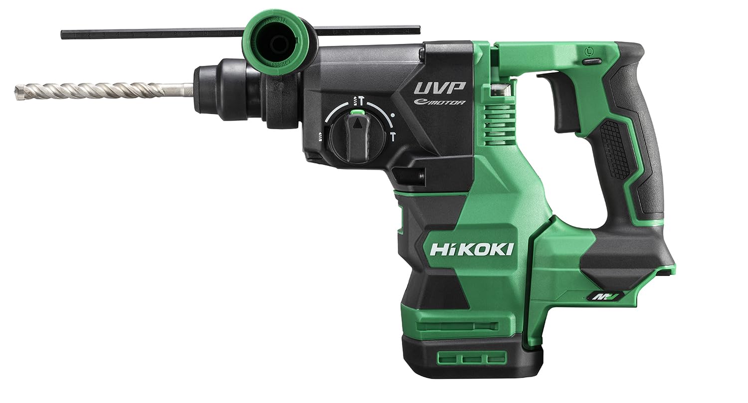 Перфоратор HiKOKI 36 В DH3628DA SDS Plus хвостовик 3 режими перемикання світла Можливість довбання Максимальна потужність свердління Бетон 28 мм світлодіодний вертикальний
Перфоратор HiKOKI 36 В DH3628DA SDS Plus хвостовик 3 режими перемикання світла Можливість довбання Максимальна потужність свердління Бетон 28 мм світлодіодний вертикальний