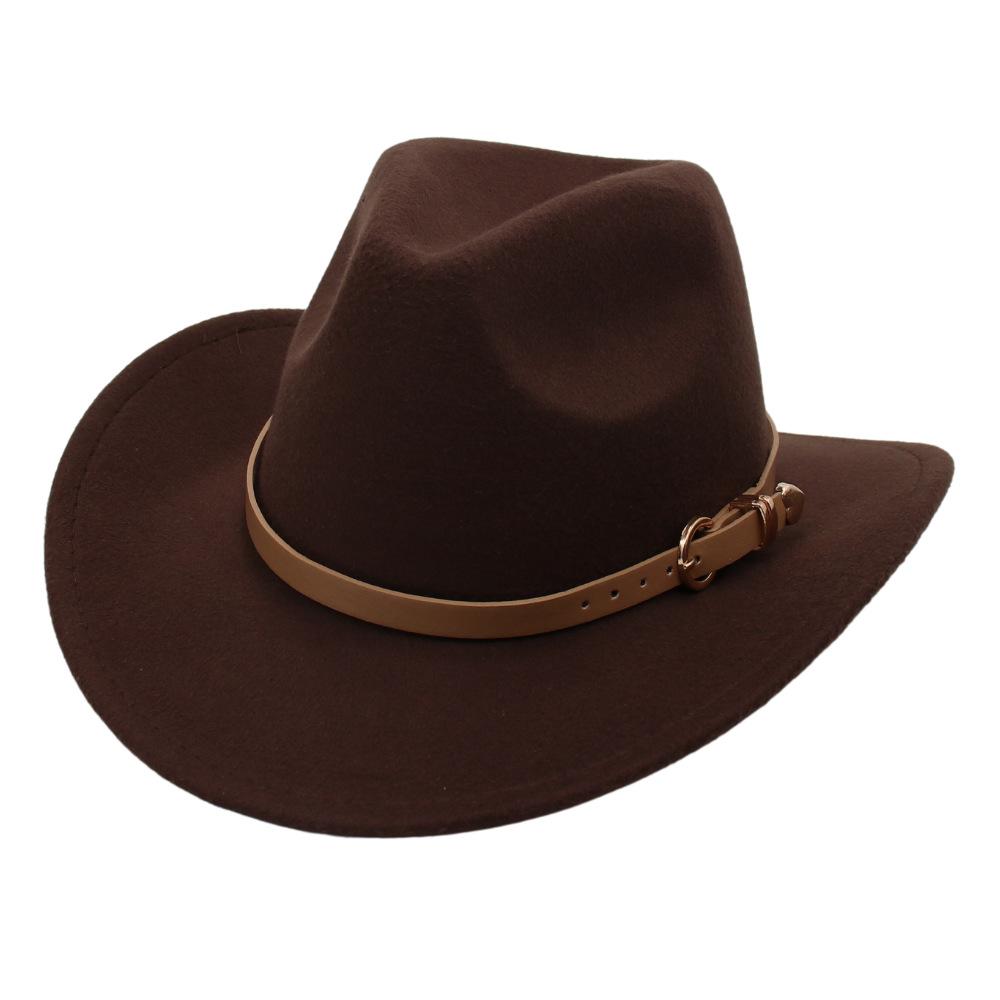 British Style Classic Love Belt Top Hat Woolen Hat Panama Jazz Hat Felt Hat One size fits all темно-коричневого кольору
British Style Classic Love Belt Top Hat Woolen Hat Panama Jazz Hat Felt Hat One size fits all темно-коричневого кольору