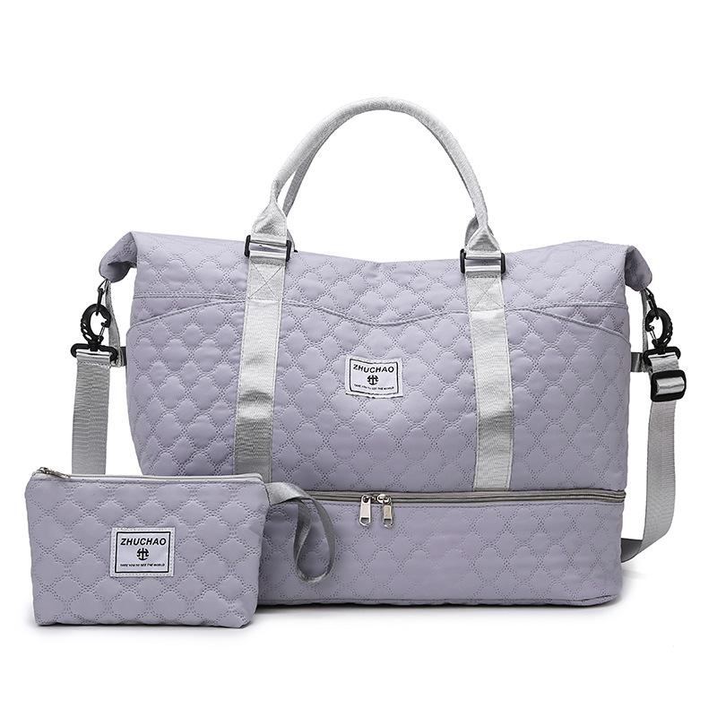 Large capacity solid color versatile sports fitness bag, portable yoga bag for travel and play, can store travel bag світло-сірого кольору
Large capacity solid color versatile sports fitness bag, portable yoga bag for travel and play, can store travel bag світло-сірого кольору