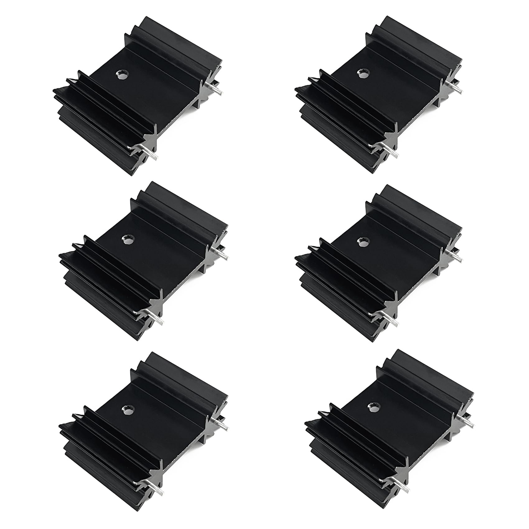 Heatsink TO220 Aluminum Heatsink MOSFETSCR for Cooling Power Voltage Regulator Double Pin Black Anodized Heat 6 Pieces TO-220 25x34x12mm, IC, Sink,
Heatsink TO220 Aluminum Heatsink MOSFETSCR for Cooling Power Voltage Regulator Double Pin Black Anodized Heat 6 Pieces TO-220 25x34x12mm, IC, Sink,