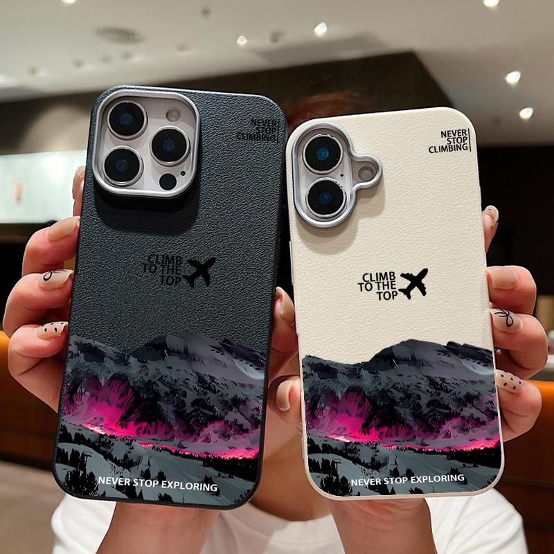 For iPhone 16 15 Pro Max 14 Pro 13 12 11 Case Airplane Mountain Print Slim TPU Leather Texture Soft Matte Shockproof Phone Cover iPhone 15 Pro чорний
For iPhone 16 15 Pro Max 14 Pro 13 12 11 Case Airplane Mountain Print Slim TPU Leather Texture Soft Matte Shockproof Phone Cover iPhone 15 Pro чорний