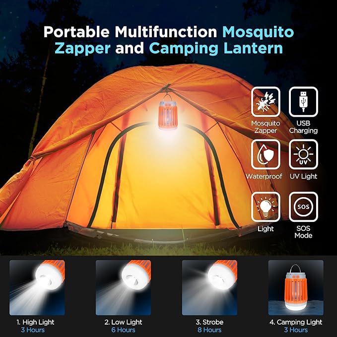 Portable Solar-Powered Electric Mosquito Killer Lamp with USB Charging
Portable Solar-Powered Electric Mosquito Killer Lamp with USB Charging