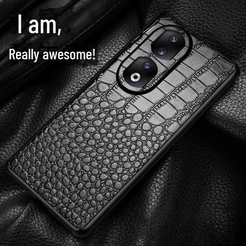 Luxury Genuine Leather Crocodile Pattern Case for Honor 70 Series Honor 80Pro зелений
Luxury Genuine Leather Crocodile Pattern Case for Honor 70 Series Honor 80Pro зелений