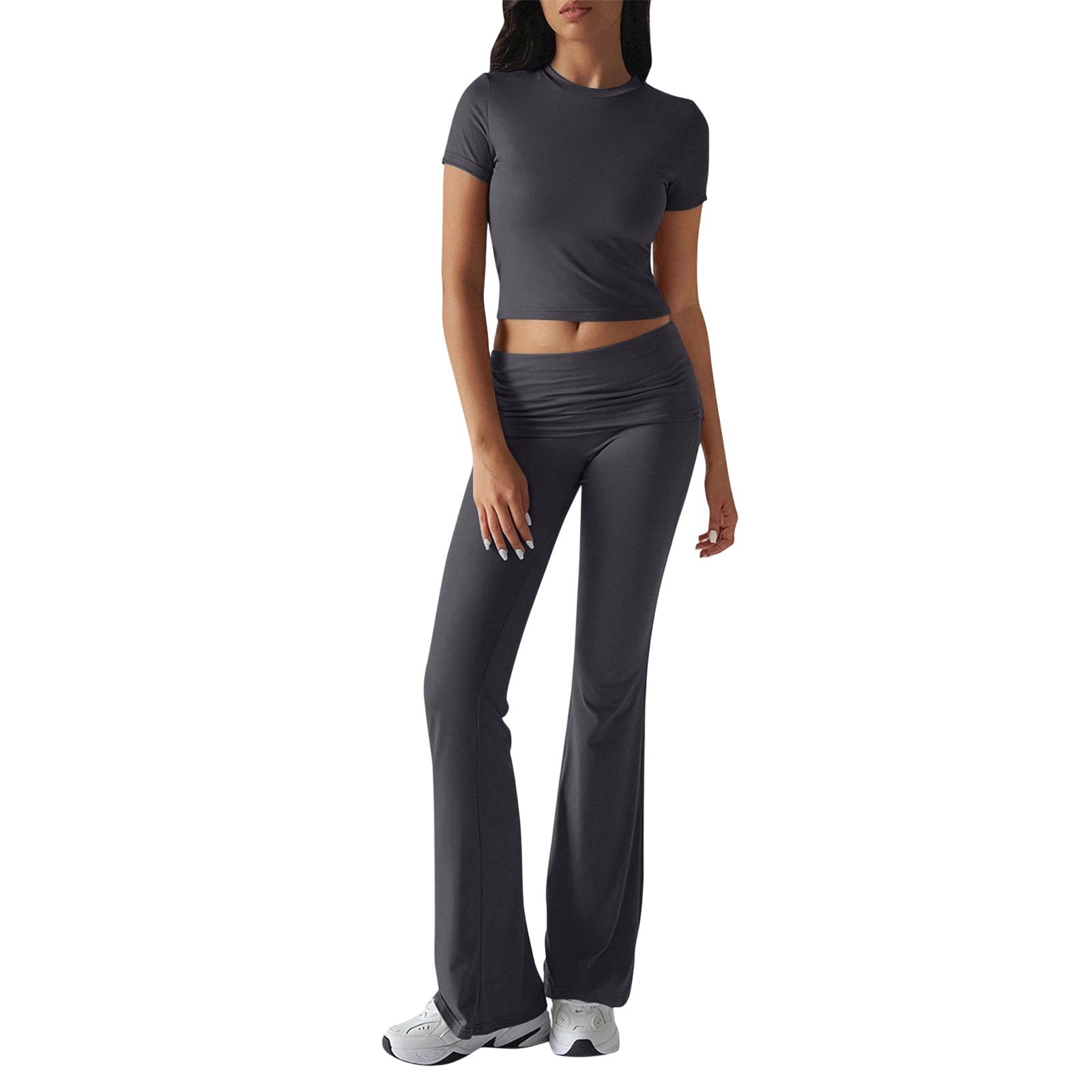 Женский повседневный топ и брюки однотонного цвета, модный комплект из двух предметов XXL
Женский повседневный топ и брюки однотонного цвета, модный комплект из двух предметов XXL