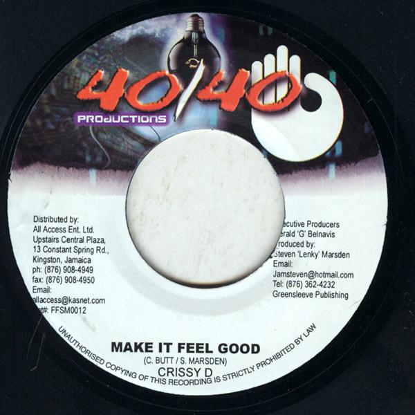 7-дюймовая пластинка CRISSY D - Make It Feel Good FFSM0012 40/40 Productio 2002 Ямайка Регги, Ска и Даб Б/У
7-дюймовая пластинка CRISSY D - Make It Feel Good FFSM0012 40/40 Productio 2002 Ямайка Регги, Ска и Даб Б/У