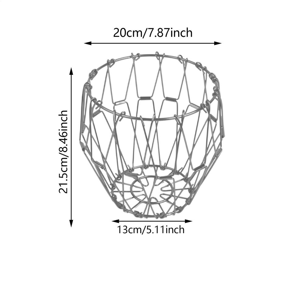 Fruit Basket Transformable Organizer Foldable Veggie Basket For Fruit Vegetable Snack Food Home Kitchen Pantry Countertop Fridge темно-сірий
Fruit Basket Transformable Organizer Foldable Veggie Basket For Fruit Vegetable Snack Food Home Kitchen Pantry Countertop Fridge темно-сірий