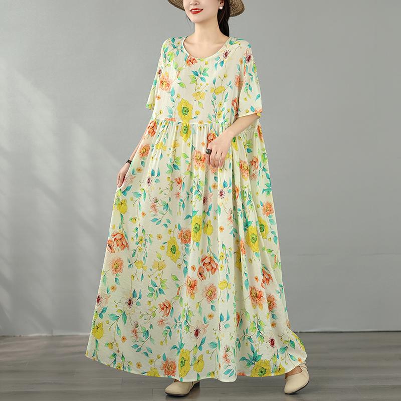 DIMANAF New 2026 Plus Size Spring Long Dress Women Summer Beach Loose Oversize Maxi Floral Print Vintage One size
DIMANAF New 2026 Plus Size Spring Long Dress Women Summer Beach Loose Oversize Maxi Floral Print Vintage One size