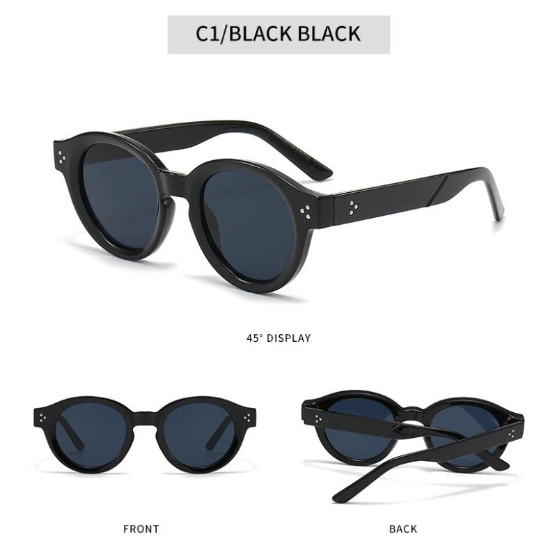 Classic Round Sunglasses Female Male Tea Lens Outdoor Driving Sun Eyewear Retro Rivet Sun Eyewear UV Protection 400 Gafas De Sol
Classic Round Sunglasses Female Male Tea Lens Outdoor Driving Sun Eyewear Retro Rivet Sun Eyewear UV Protection 400 Gafas De Sol