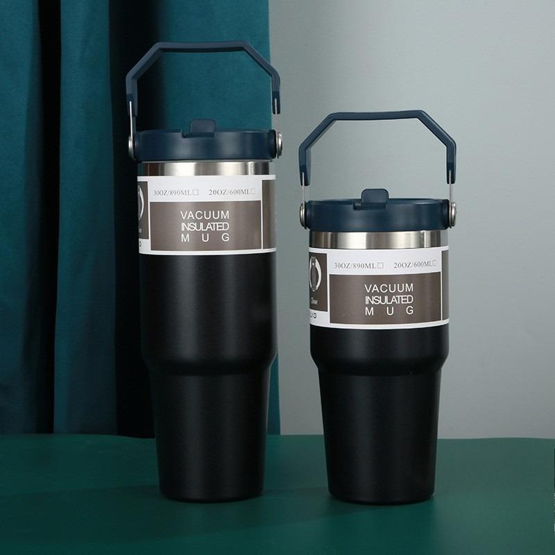 Large Capacity Portable Car Cup Stainless Steel Thermos Bottle with Straw & Handle Travel Sports Water Bottle Vacuum Flask 900ml
Large Capacity Portable Car Cup Stainless Steel Thermos Bottle with Straw & Handle Travel Sports Water Bottle Vacuum Flask 900ml
