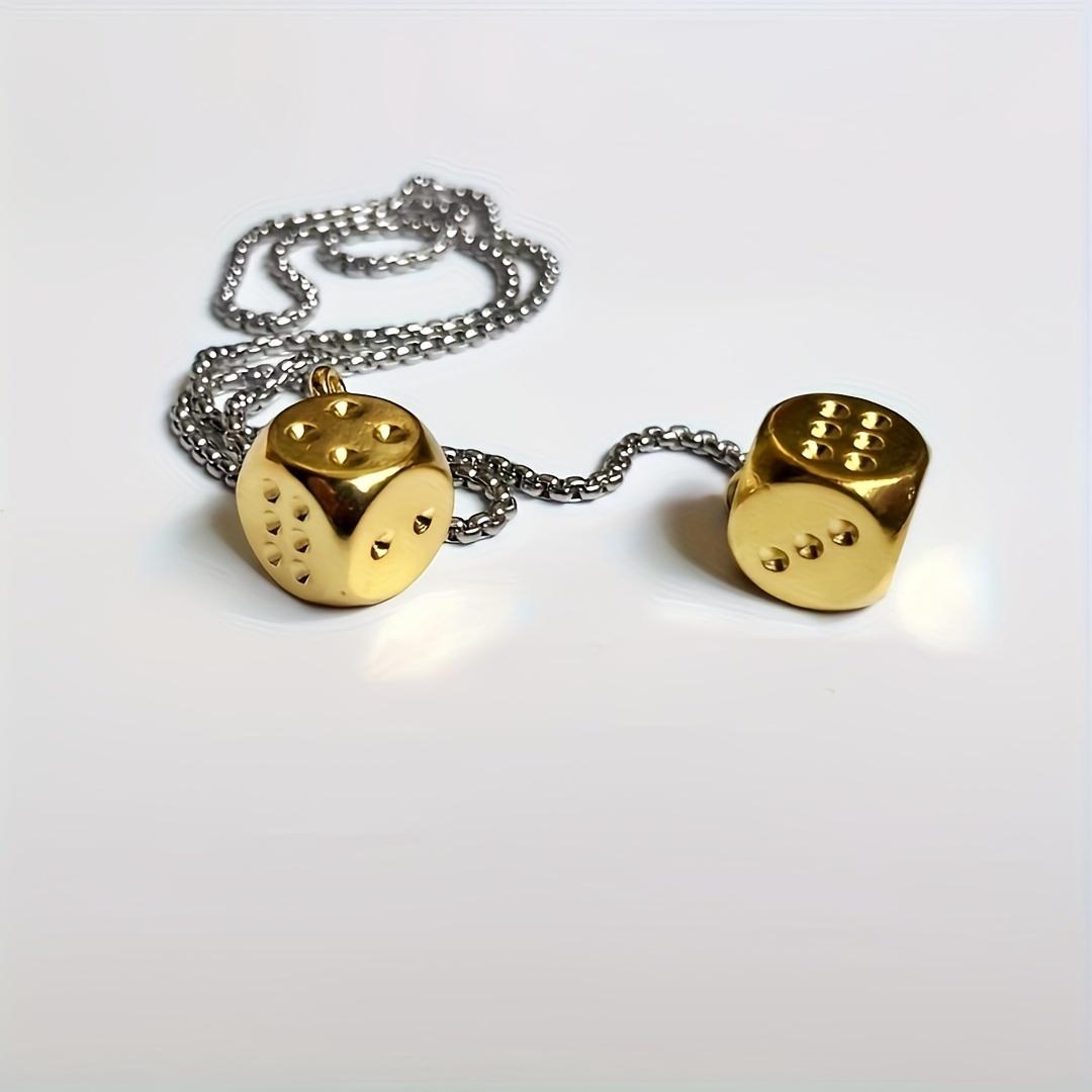 Small Creative Dice Car Pendant, Exquisite Rearview Mirror Accessory Adding Style золотистий
Small Creative Dice Car Pendant, Exquisite Rearview Mirror Accessory Adding Style золотистий