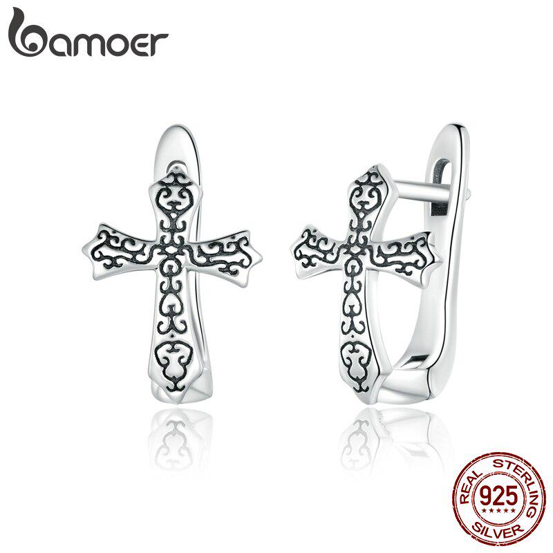 Серьги BAMOER Vine Cross для женщин, стерлинговое серебро 925 пробы, серебряные массивные ювелирные изделия, серьги оригинального дизайна
Серьги BAMOER Vine Cross для женщин, стерлинговое серебро 925 пробы, серебряные массивные ювелирные изделия, серьги оригинального дизайна