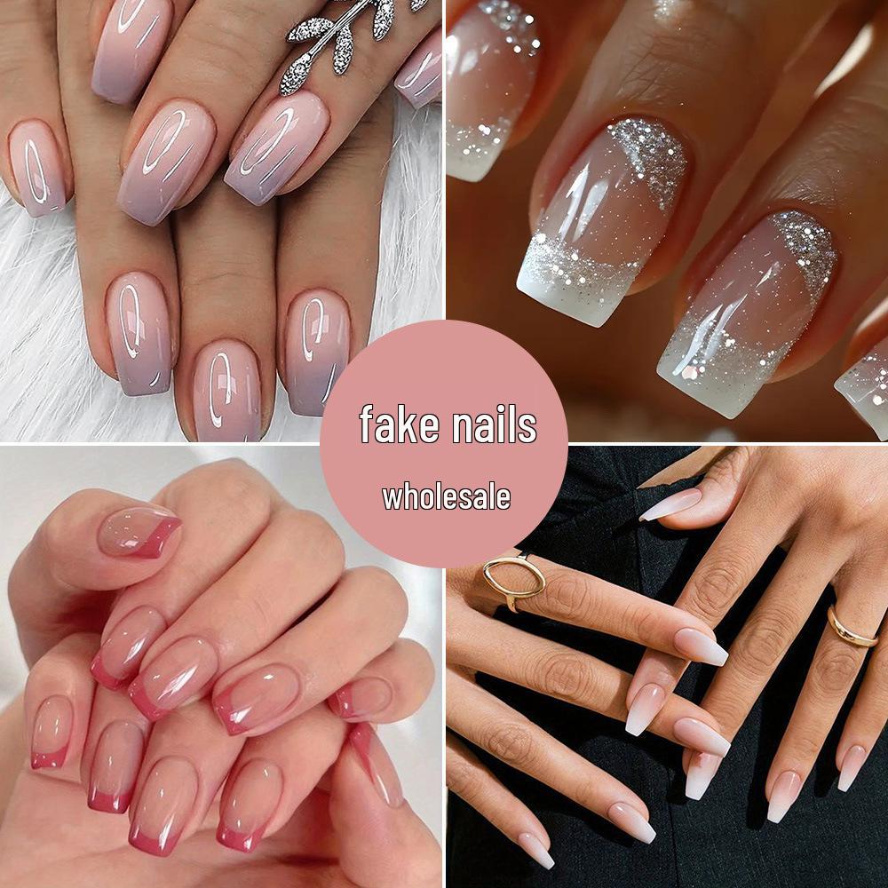 Detachable European and American Style Nail Art Stickers - Simple, Wearable False Nails
Detachable European and American Style Nail Art Stickers - Simple, Wearable False Nails