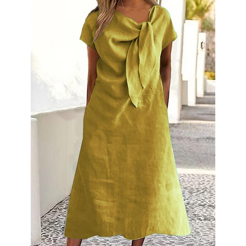 TIFICY Women s Fashion Summer Spring Solid Color Print Short Sleeve Loose Waistlinet Casual Dresses S неоновый жёлтый
TIFICY Women s Fashion Summer Spring Solid Color Print Short Sleeve Loose Waistlinet Casual Dresses S неоновый жёлтый