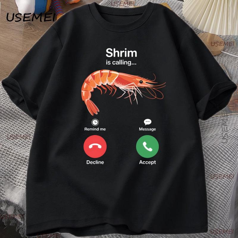 Shrimp Calling Fun Tshirt Humorous Short Sleeve 2026 New Hot Selling Mens Womens Casual Round Neck Pattern Tshirt Y2k 4XL
Shrimp Calling Fun Tshirt Humorous Short Sleeve 2026 New Hot Selling Mens Womens Casual Round Neck Pattern Tshirt Y2k 4XL