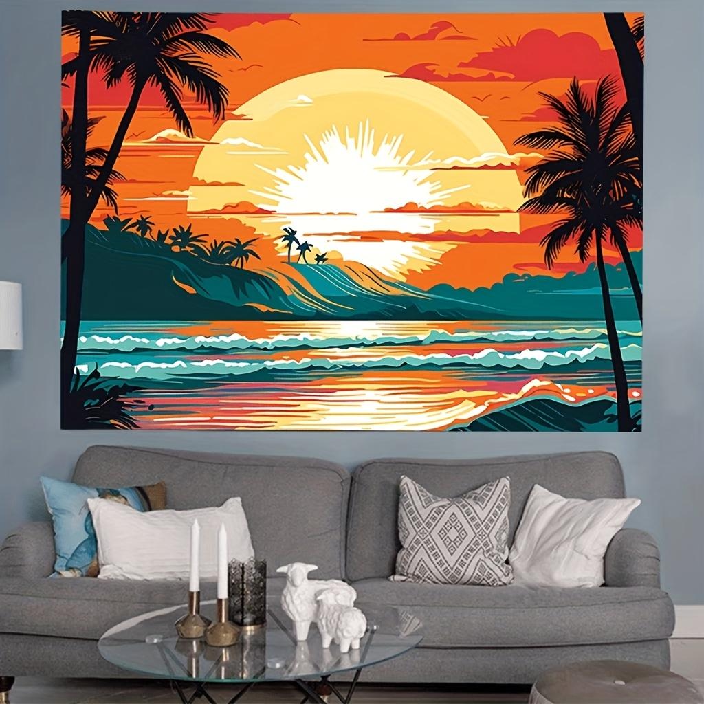 Beach and Palm Art Tapestry Unique Coastal Design for Home Decor Adds Warmth and Serenity to Any Room 74x94cm(29x37in)
Beach and Palm Art Tapestry Unique Coastal Design for Home Decor Adds Warmth and Serenity to Any Room 74x94cm(29x37in)
