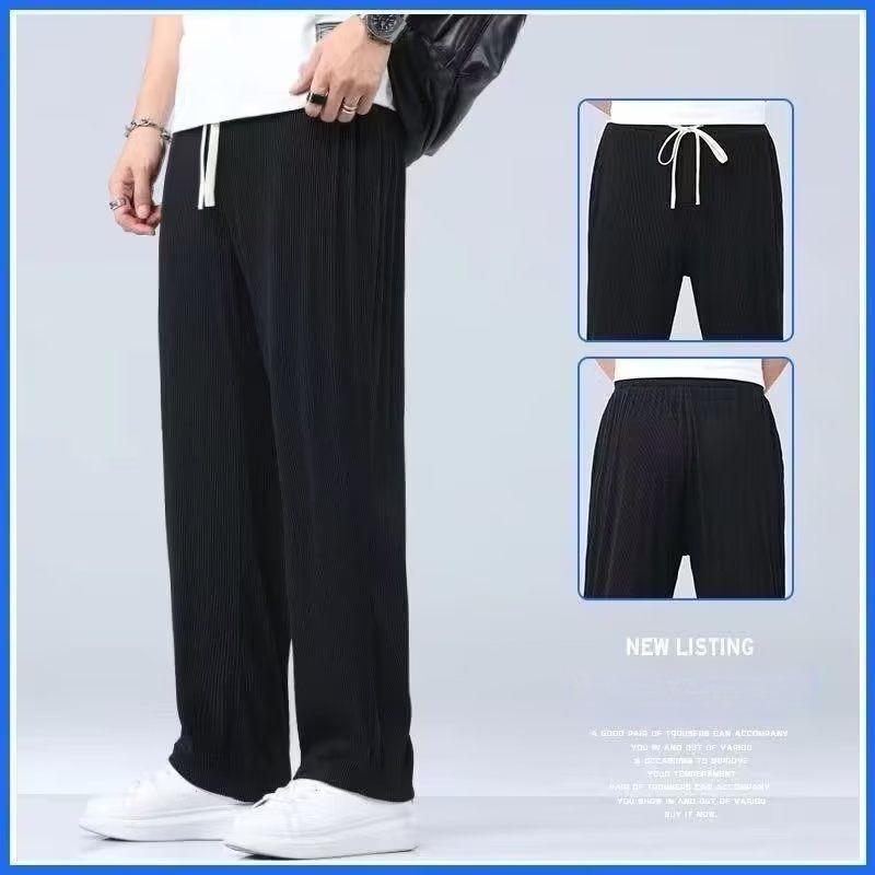 Summer Straight Pants Men s Loose Thin Section Drape Ice Silk Pants Wide Leg Sports Casual Pants Fits 100kg S чёрный
Summer Straight Pants Men s Loose Thin Section Drape Ice Silk Pants Wide Leg Sports Casual Pants Fits 100kg S чёрный