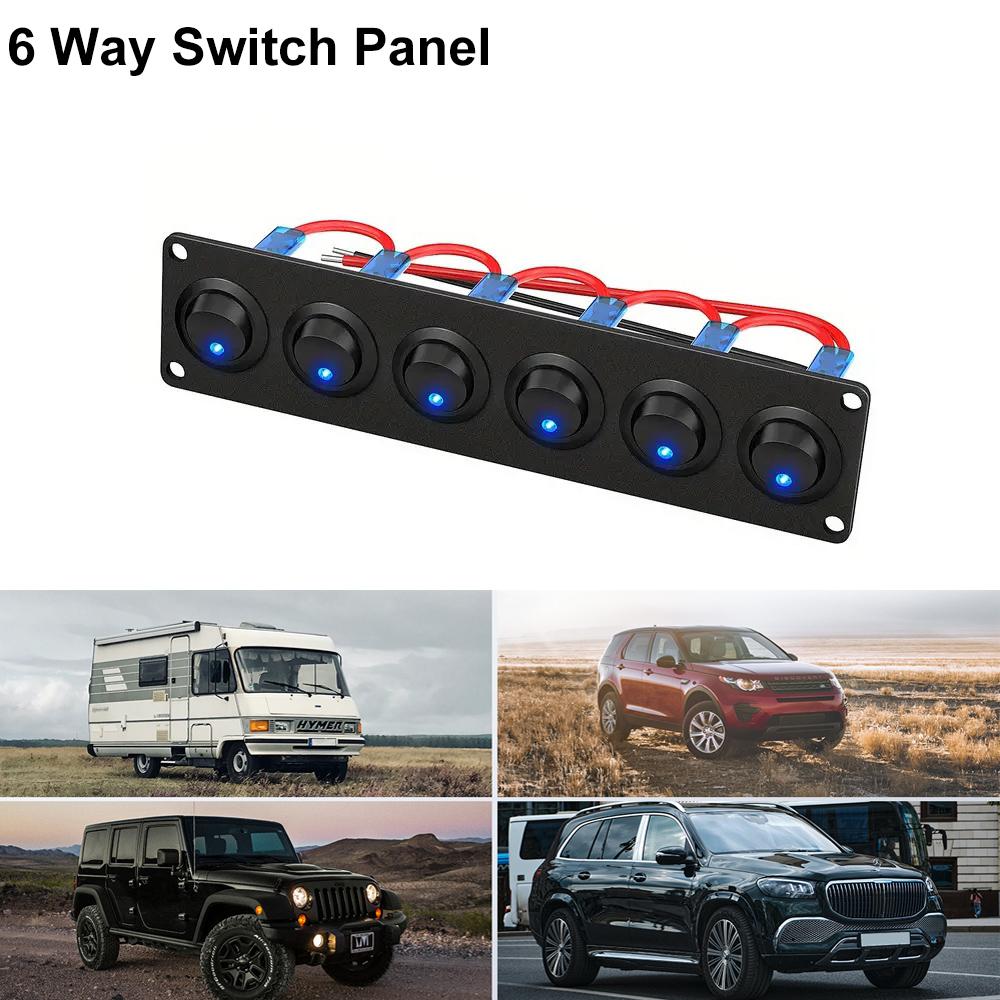 SPST Switch Panel Waterproof Toggle Switch Panel for RV Car Truck Marine
SPST Switch Panel Waterproof Toggle Switch Panel for RV Car Truck Marine