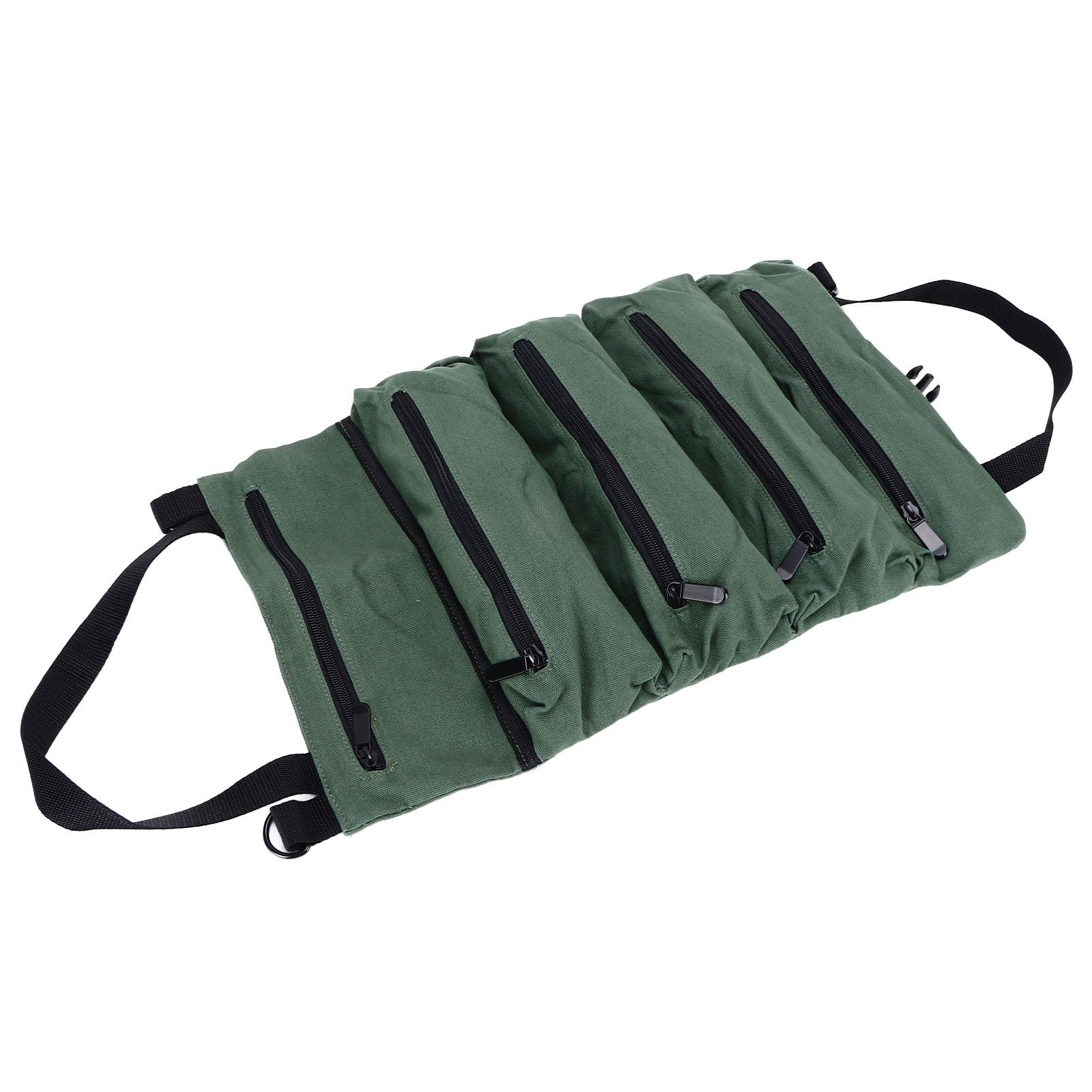 Сумки-скрутки для инструментов Мультиинструмент Холщовая ткань Портативный 5 карманов на молнии Водонепроницаемая сумка-органайзер для инструментов
Сумки-скрутки для инструментов Мультиинструмент Холщовая ткань Портативный 5 карманов на молнии Водонепроницаемая сумка-органайзер для инструментов